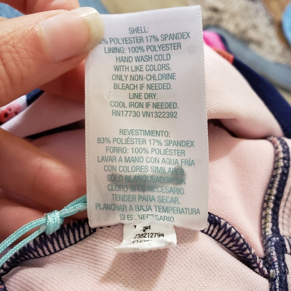 PLUS Keyhole Halter High Neck One Piece Swimsuit size 16W - Picture 6 of 6